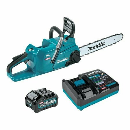 MAKITA 40V Max XGT 16'' Brushless Cordless Chainsaw Kit with 4.0 Ah Lithium-Ion Battery 200GCU05M1